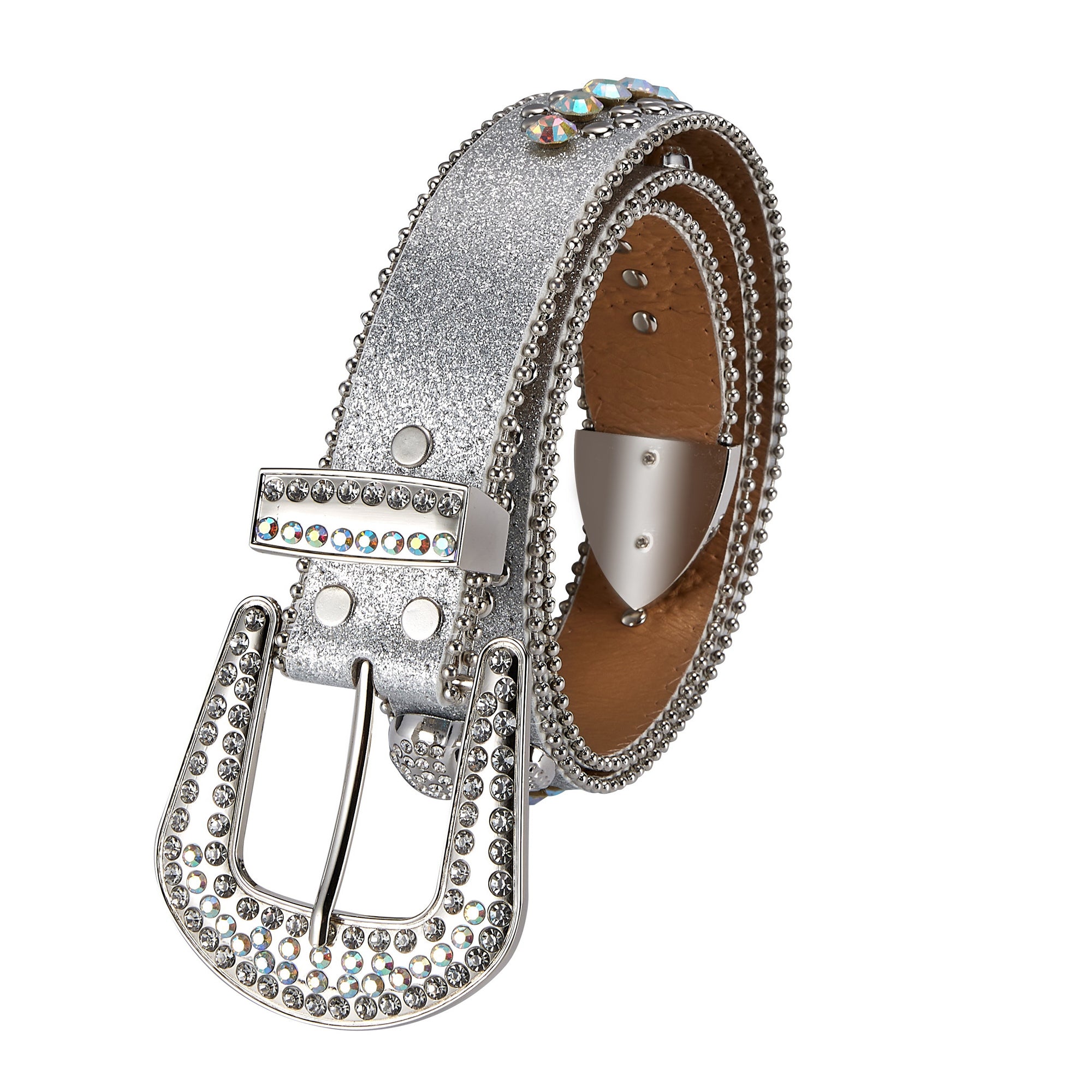 Dream Apparel Premium Strap Men Women Western Fashion Bling Bling Rhinestones Crystal Design Belts - Image 4