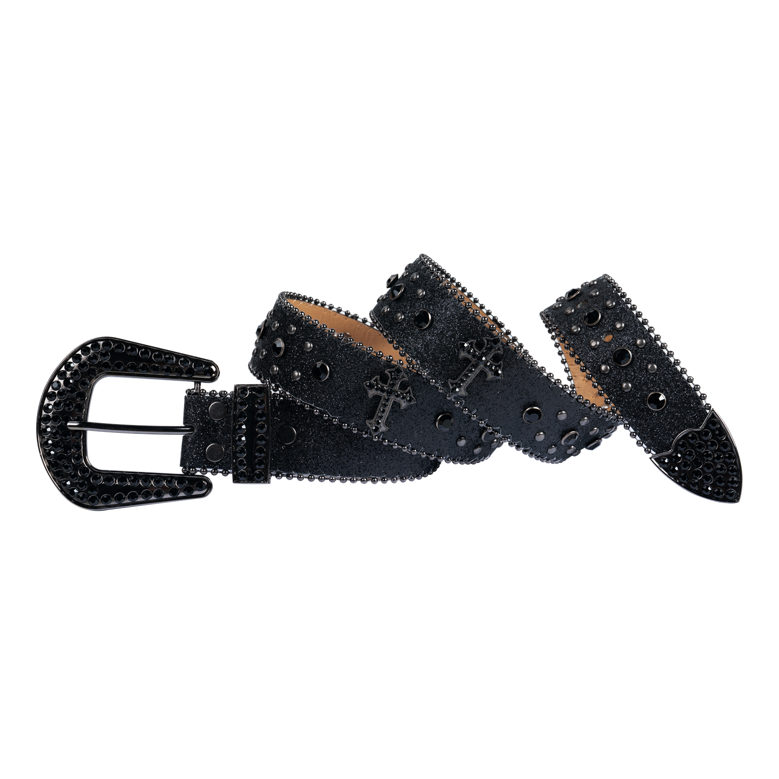 Dream Apparel Premium Straps Men Women Western Fashion Bling Bling Rhinestone Crystal Diamond Belt - Image 2