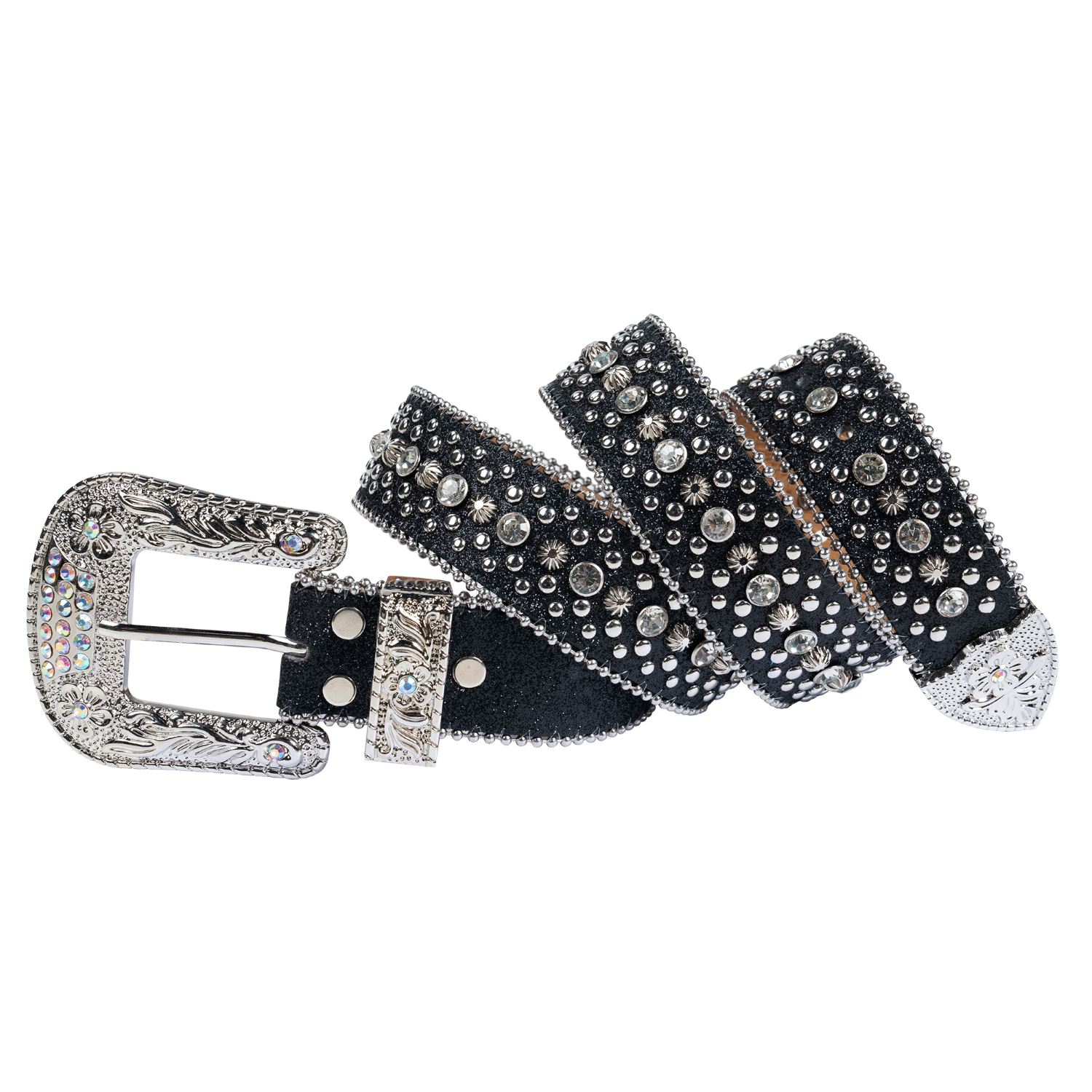 Dream Apparel Premium Strap Men Women Bling Bling Rhinestones Crystal Diamond Belts - Image 2