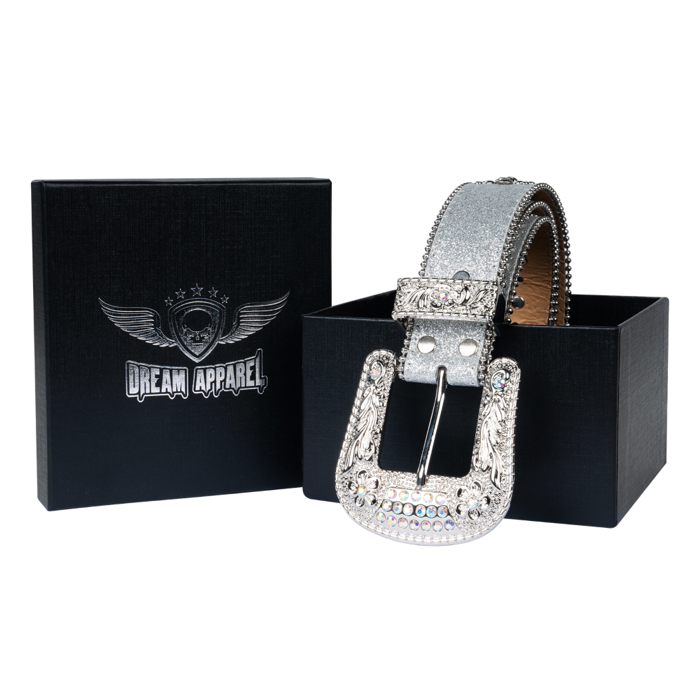 Dream Apparel Premium Strap Men Women Fashion Bling Bling Rhinestones Crystal Diamond Belts - Image 7