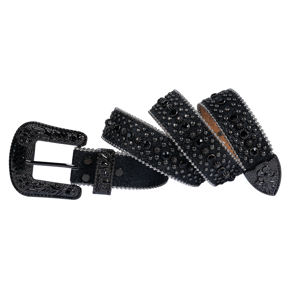 Dream Apparel Premium Straps Men Women Western Fashion Bling Bling Rhinestones Crystal Diamond Belts - Image 2