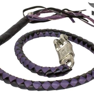 Dream Apparel Purple & Black Get Back Whip For Motorcycles