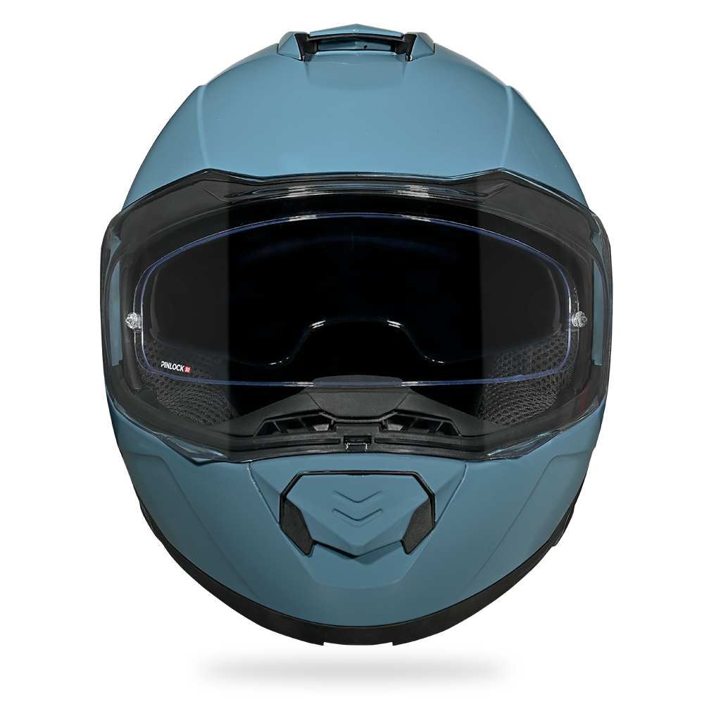 Daytona Glide Modular Motorcycle Helmet - DOT Approved, Bluetooth Ready, Dual Visor, Men/Women/Youth- Shark Blu - Image 5