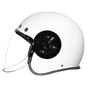 D.O.T. & ECE Daytona Retro Jet- Hi-Gloss White