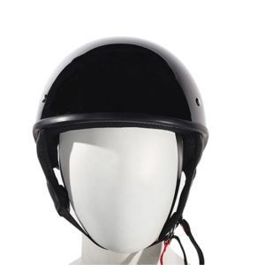 Shiny Black Finish DOT Approved Motorcycle Helmet