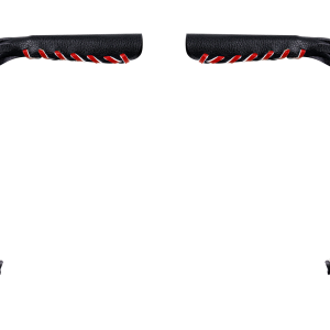 Dream Apparel Heavy Duty Motorcycle Skull Fringed Premium Black & Red Brake Clutch Lever Cover