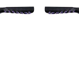 Dream Apparel Heavy Duty Motorcycle Skull Fringed Premium Black Purple Brake Clutch Lever Cover