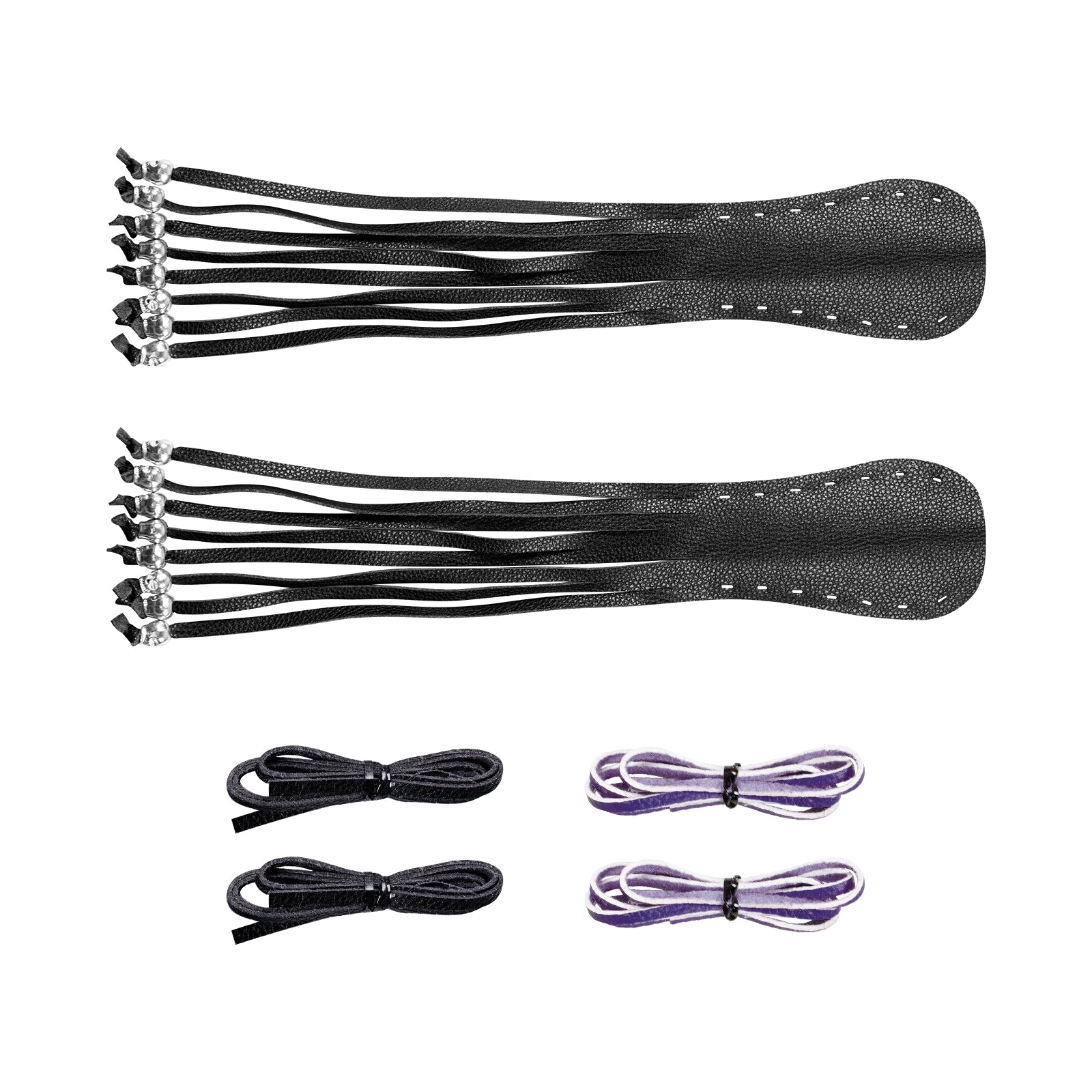 Dream Apparel Heavy Duty Motorcycle Skull Fringed Premium Black Purple Brake Clutch Lever Cover - Image 3