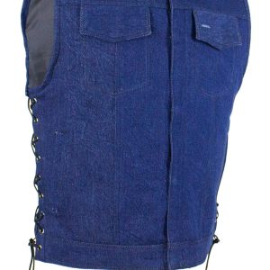 Men's Blue Denim Club Vest