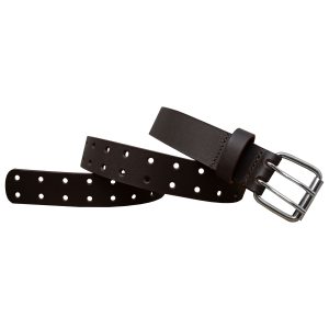 Dream Apparel Brown Dotted Motorcycle Leather Belt