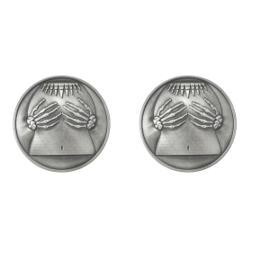 Skeleton Hands Biker pins