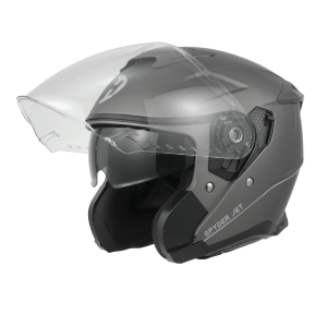 D.O.T. & ECE Daytona Spyder Jet- Gun Metal Grey Dull Metallic