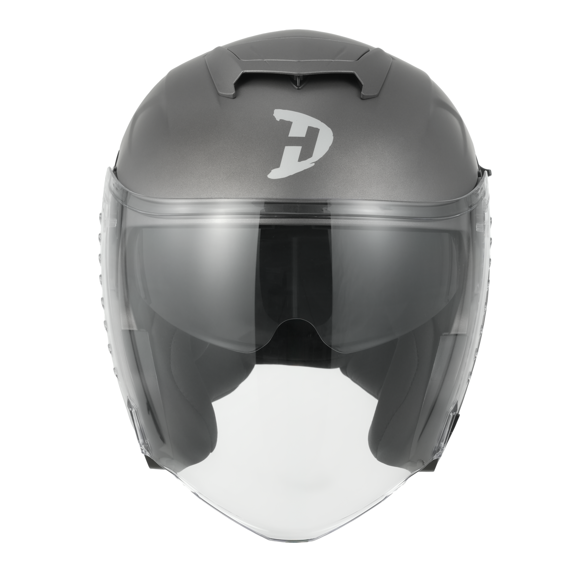 D.O.T. & ECE Daytona Spyder Jet- Gun Metal Grey Dull Metallic - Image 6
