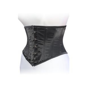 Dream Apparel Heavy Duty Steel Boned Underbust Waist Trainer Black Mesh Corset