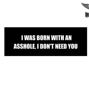 Biker Helmet Sticker