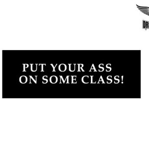 Biker Helmet Sticker