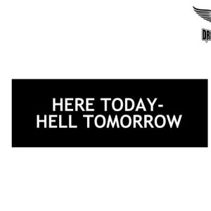 Biker Helmet Sticker