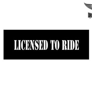 Biker Helmet Sticker
