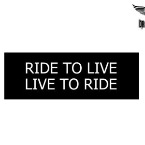 Biker Helmet Sticker