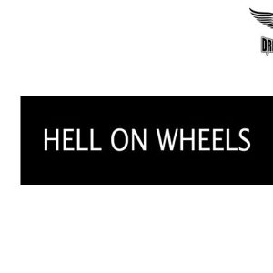 Biker Helmet Sticker