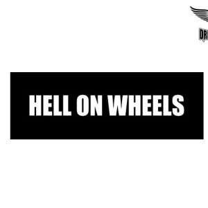 Biker Helmet Sticker