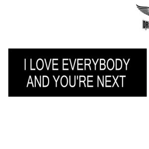 Biker Helmet Sticker