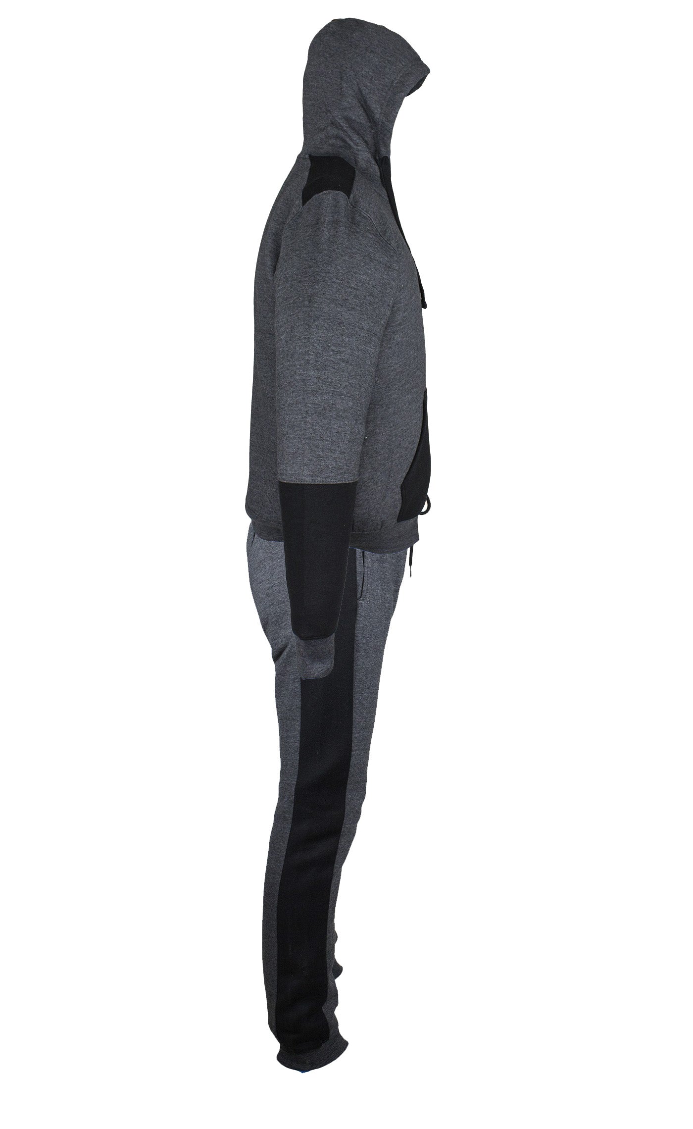 Dark Grey/Black Sweatsuit - Image 2