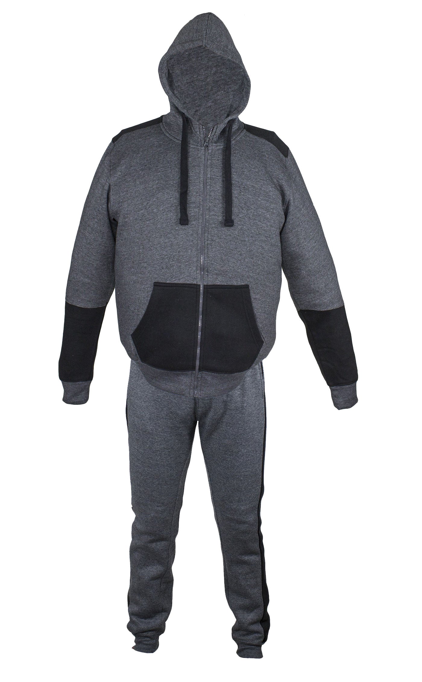 Dark Grey/Black Sweatsuit - Image 4