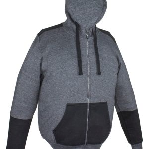Dark Gray/Black Zippered Hoodie