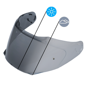 Glide Shield Outer- Photochromic Smoke