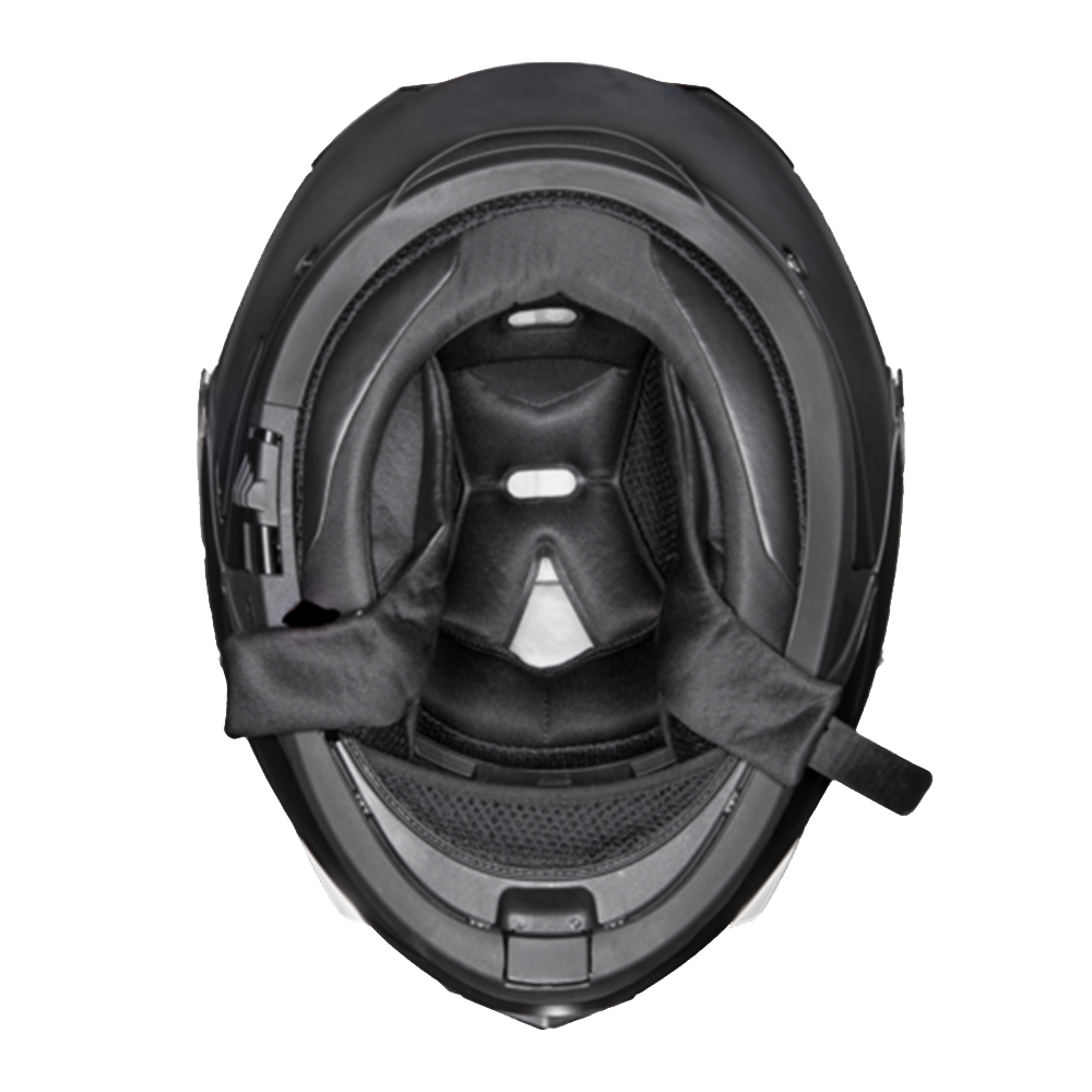 Daytona Glide Modular Motorcycle Helmet - DOT Approved, Bluetooth Ready, Dual Visor, Men/Women/Youth - Hi-Gloss White - Image 6