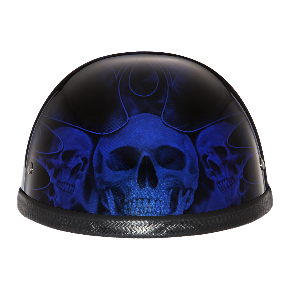 Novelty Eagle- W/ Skull Flames Blue