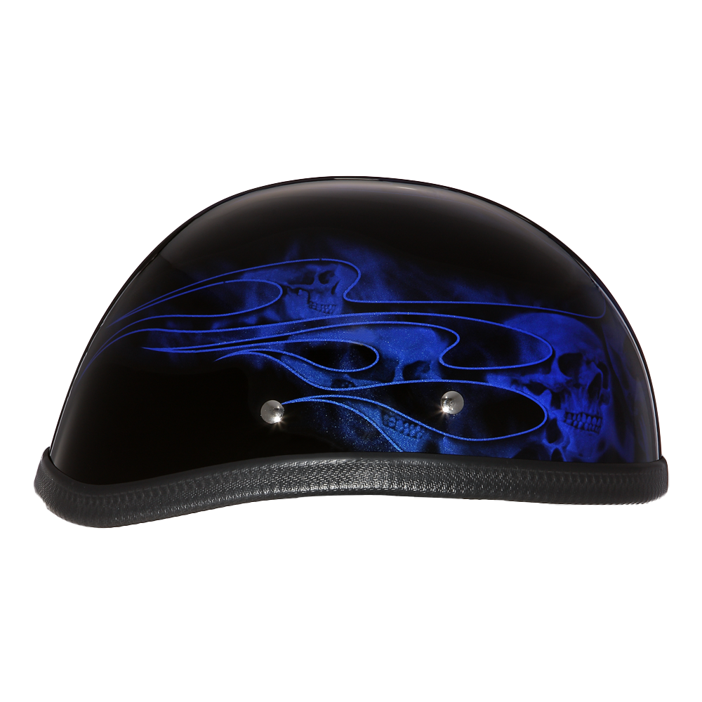 Novelty Eagle- W/ Skull Flames Blue