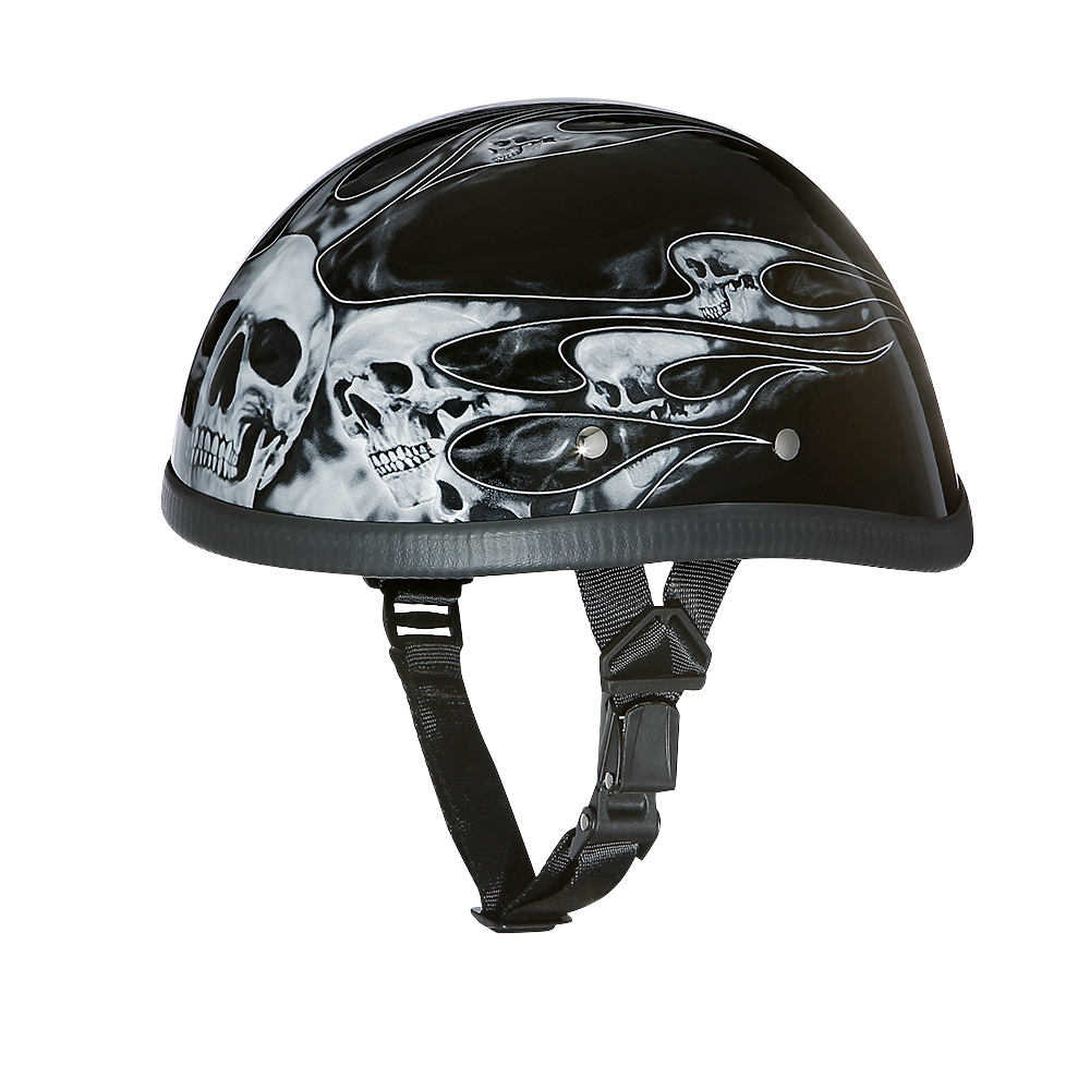 Novelty Eagle- W/ Skull Flames Silver