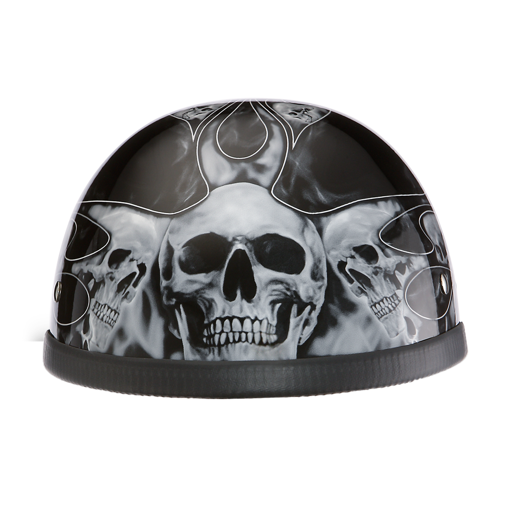 Novelty Eagle- W/ Skull Flames Silver