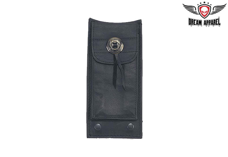 Leather Coin Pouch For Bikers