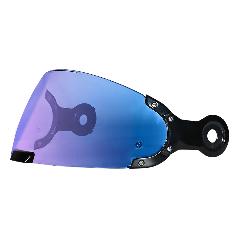 Daytona Glide Modular Motorcycle Helmet - DOT Approved, Bluetooth Ready, Dual Visor, Men/Women/Youth- Shark Blu