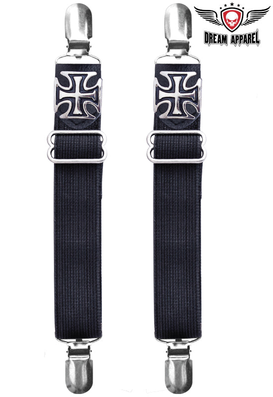 Iron Cross Boot Clips