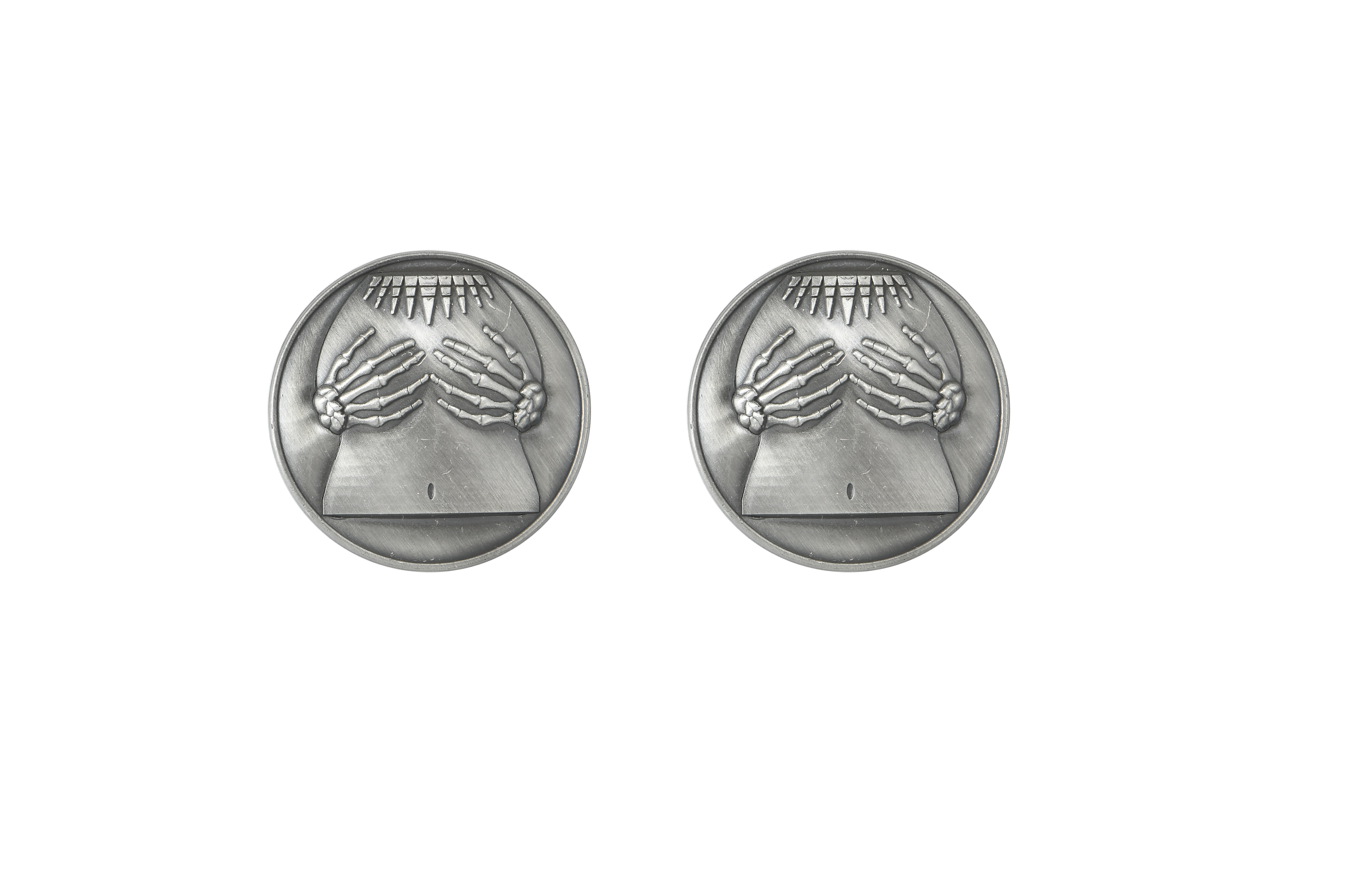 Skeleton Hands Biker pins