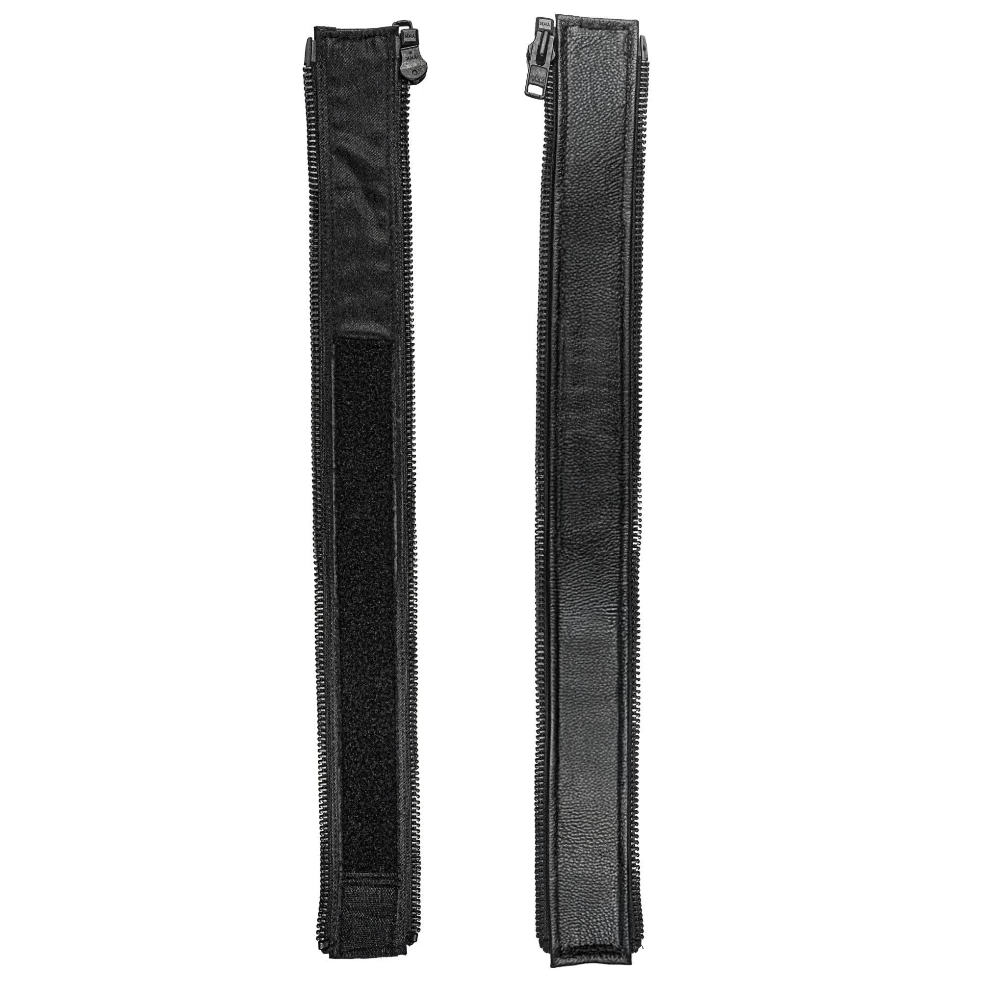 VXP505 Men's Black Universal Vest Expander Panel with Black Oxides Zip (Single Piece)
